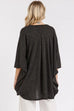 Mittoshop Open Front Batwing Sleeve Cardigan