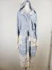 Unisex Robe, Beach or spa Robe with pockets - Sky