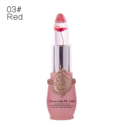 Color-Changing Flower Lip Gloss – Vegan, Gluten-Free, Hydrating Lip