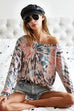 BiBi Tie Dye Terry Knit Terry Top