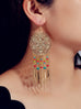 Antique Ethnic Jewellery Multicolour Seed Beads Tassel Dangle Bohemian