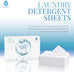 Natural Laundry Detergent Sheets, Eco Friendly– Fresh Linen Scent