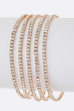 Crystal Stretch Bracelets Set