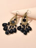 Bohemian Retro Jewellery Black Water Drop Beads Antique Gold