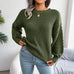 Autumn And Winter Casual Lantern Long Sleeve Knitted Sweater Women's