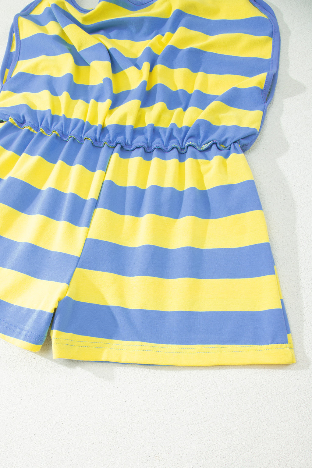 Rose Stripe Dolman Tee Drawstring Skort Athletic 2pcs Set - Essential Retail Store