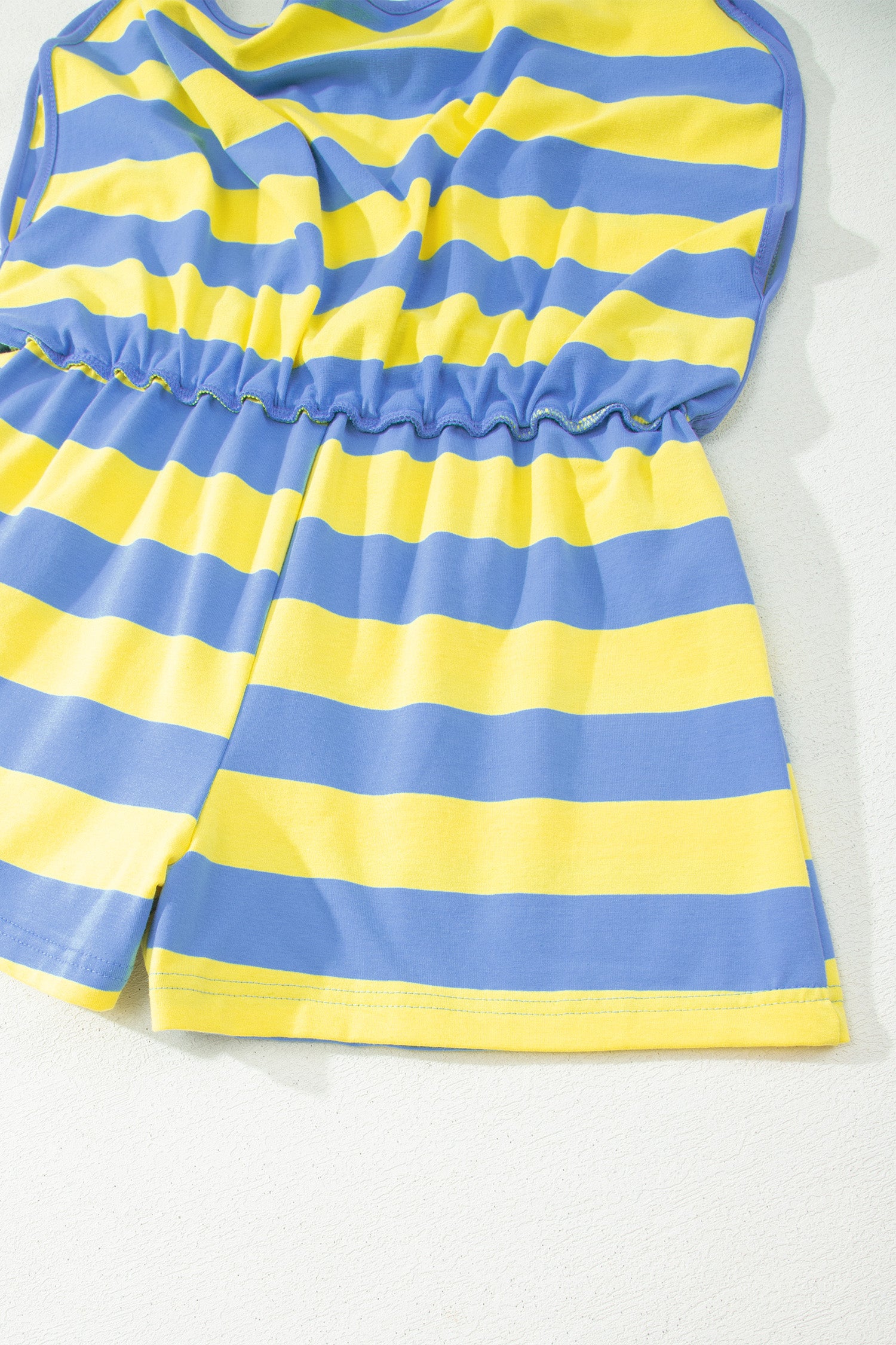 Rose Stripe Dolman Tee Drawstring Skort Athletic 2pcs Set - Essential Retail Store