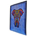 Indian Bohemian Elephant Brushstroke Art Tapestry Wall Hanging
