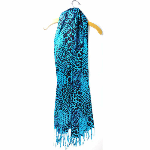 Animal Print Cotton Fabric Stole Pattern