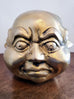 Brass Four Faced Buddha Head Figurine