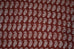 Red and Black Paisely Design Hand Block Printed Naturally Dyed