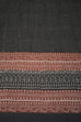 Red and Black Paisely Design Hand Block Printed Naturally Dyed