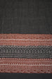 Red and Black Paisely Design Hand Block Printed Naturally Dyed