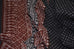 Red and Black Paisely Design Hand Block Printed Naturally Dyed