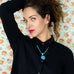 Ethnic Design Woven Pendant