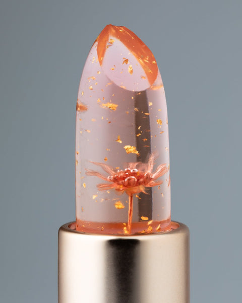 Color-Changing Flower Lip Gloss – Vegan, Gluten-Free, Hydrating Lip