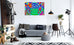 Fender Bender Abstract Pop Art Canvas Print