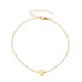 Trendy Beads Multilayer Summer Heart Anklet For Woman Bohemian Vintage