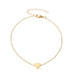 Trendy Beads Multilayer Summer Heart Anklet For Woman Bohemian Vintage
