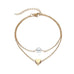 Trendy Beads Multilayer Summer Heart Anklet For Woman Bohemian Vintage