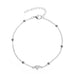 Trendy Beads Multilayer Summer Heart Anklet For Woman Bohemian Vintage