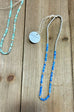 Blue Adventurine Stretchy Boho Gemstone Necklace