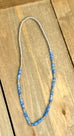 Blue Adventurine Stretchy Boho Gemstone Necklace