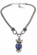 Dazzling Perched Owl Necklace
