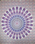 Peacock Feathers Mandala Tapestry