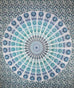 Peacock Feathers Mandala Tapestry