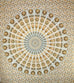 Peacock Feathers Mandala Tapestry