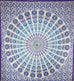 Peacock Feathers Mandala Tapestry
