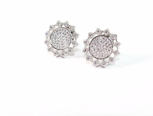 High Sun Chakra Sparkling Stud Earrings