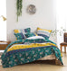 DaDa Bedding Bohemian Patchwork Bed of Wild Flowers Floral Gardenia