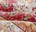 DaDa Bedding Rustic Bohemian Cranberry Sage Chevron Floral Bedspread