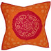 Bandhini Print Cotton Cushion Cover Design Floral Pattern Home Accent