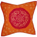 Bandhini Print Cotton Cushion Cover Design Floral Pattern Home Accent