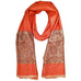 Reversible Faux Pashmina Fabric Silk Rayon Blend Paisley Print Scarf