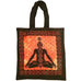 Seven Chakras Avatar Meditation Tie Dye Market Tote Bag Canvas Graphic