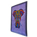 Indian Bohemian Elephant Brushstroke Art Tapestry Wall Hanging
