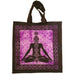 Seven Chakras Avatar Meditation Tie Dye Market Tote Bag Canvas Graphic
