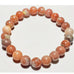 8mm Rhodochrosite Beaded Elastic Stretch Bracelet