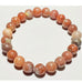 8mm Rhodochrosite Beaded Elastic Stretch Bracelet