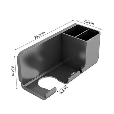 No Punching Hair Dryer Holder Makeup Hair Tool Storage Rack Wall Shaver Comb Sundries Shelf Bathroom Organizer Home Accessories