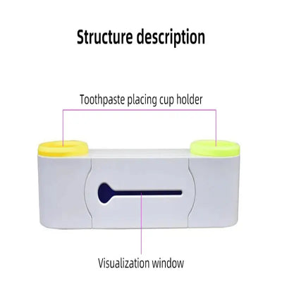 UV Toothbrush & Razor Sterilizer – Wall-Mounted Disinfection Holder for Bathroom