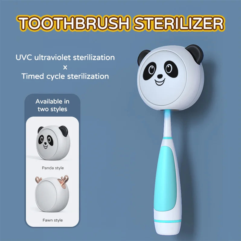 Hot Selling Mini Cute Portable UV Toothbrush Sterilizer Case – Travel & Wall-Mount Holder