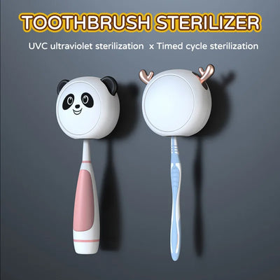 Hot Selling Mini Cute Portable UV Toothbrush Sterilizer Case – Travel & Wall-Mount Holder