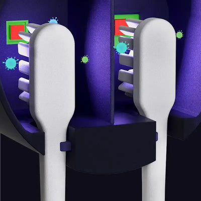 Portable UV Toothbrush Sanitizer & Holder – Toothpaste Accessories and Disinfectant