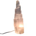 Selenite Crystal Skyscraper Lamp Prime