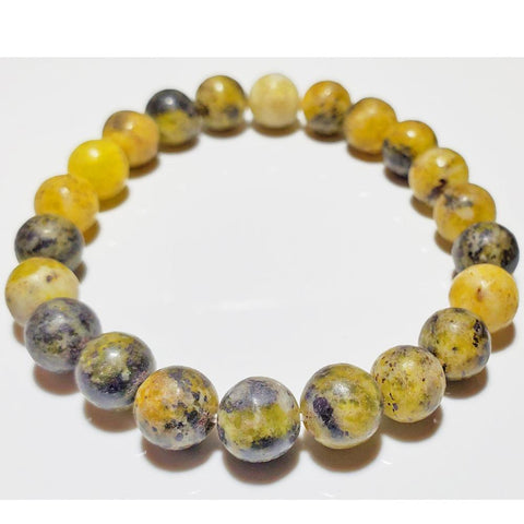 8mm Serpentine Bead Elastic Stretch Bracelet